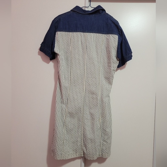GUESS vintage collared denim dress - Picture 3 of 5